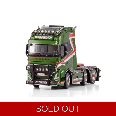 WSI TRUCK 1.50 Solam; VOLVO FH5 GLOBETROTTER XL 6X2 TWIN STEER title=